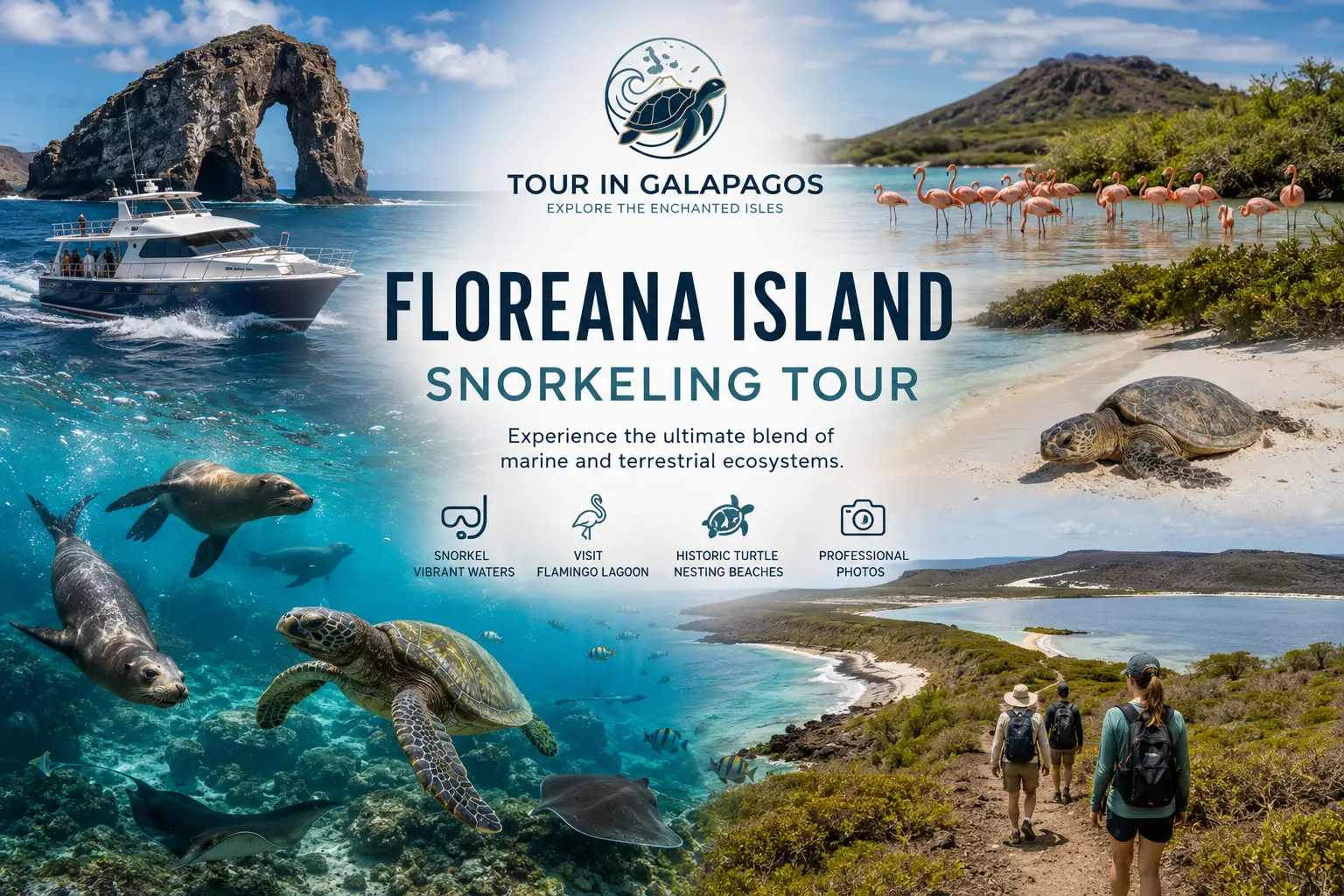 floreana snorkeling day tour
