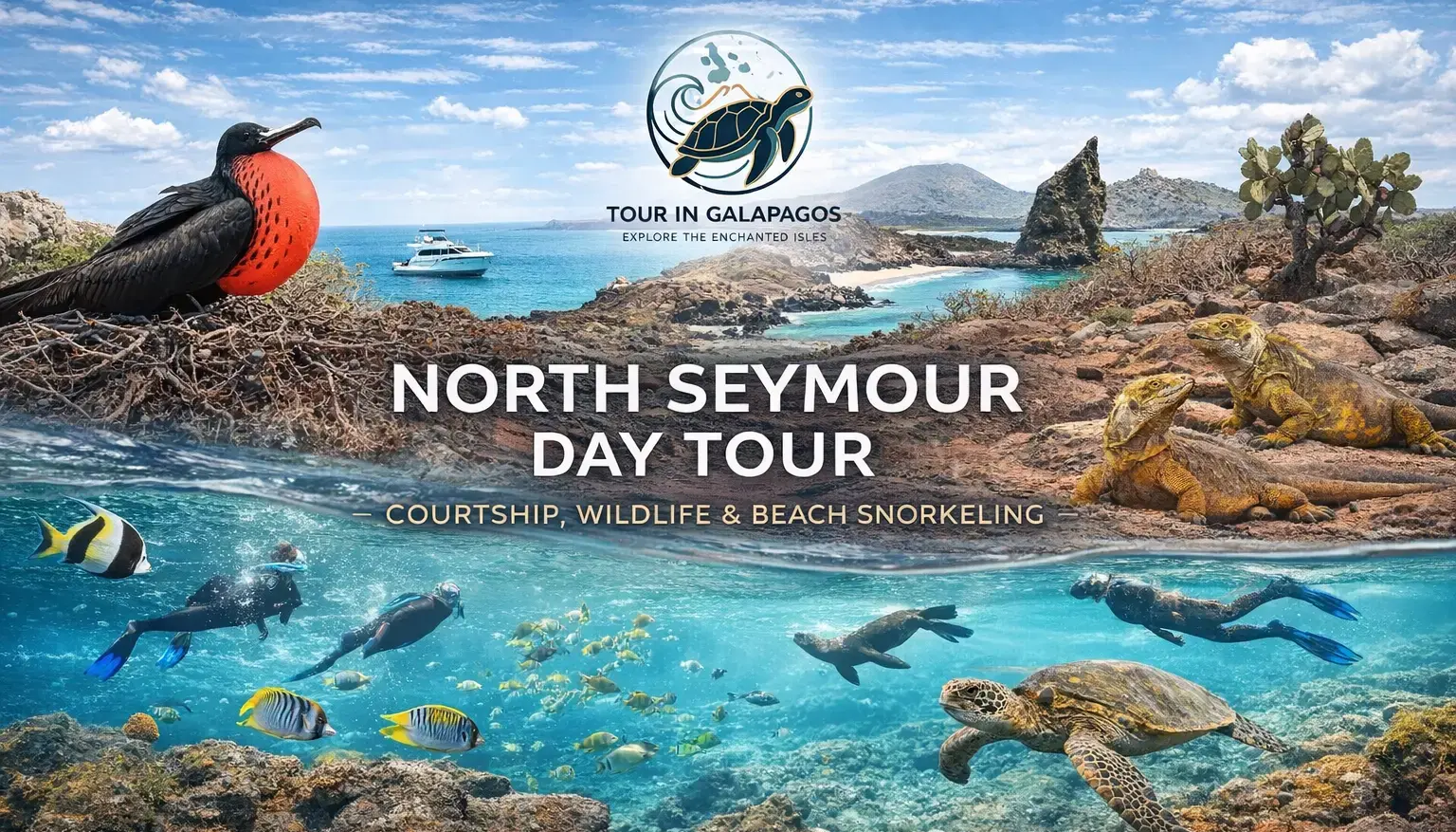 north seymour day tour galapagos