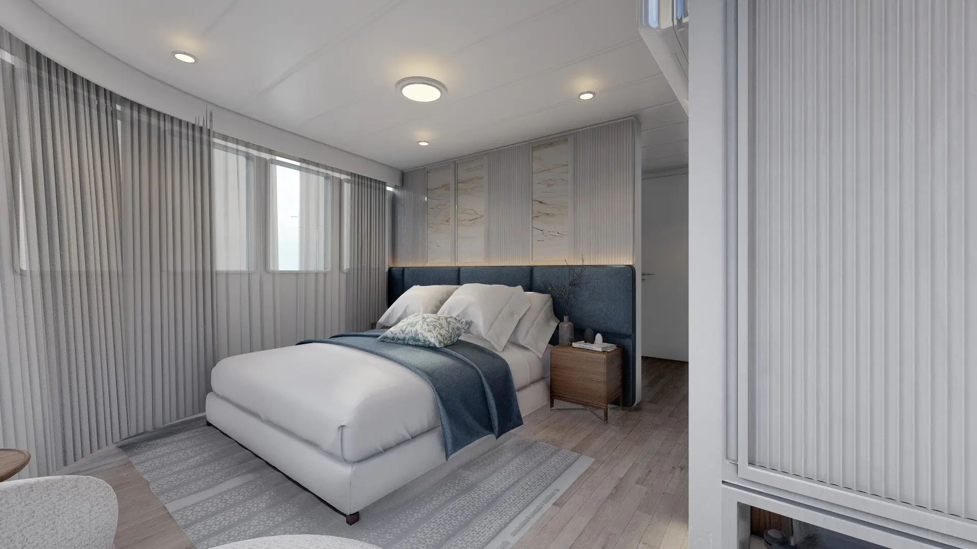 Double bed cabin on the Galaxy Diver II