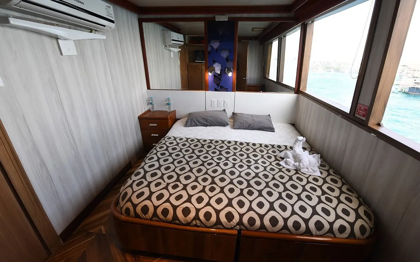 Cabin on board the Humboldt Explorer