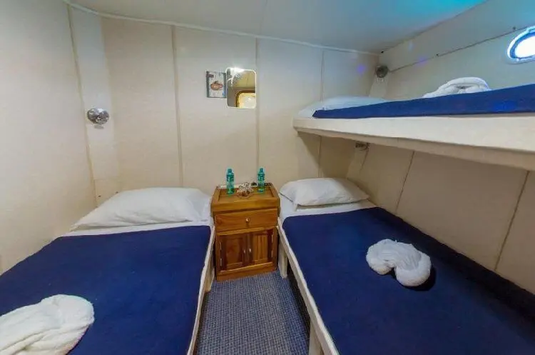 Cabin on board the Nortada