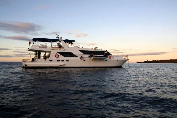 Nortada diving yacht in the Galapagos