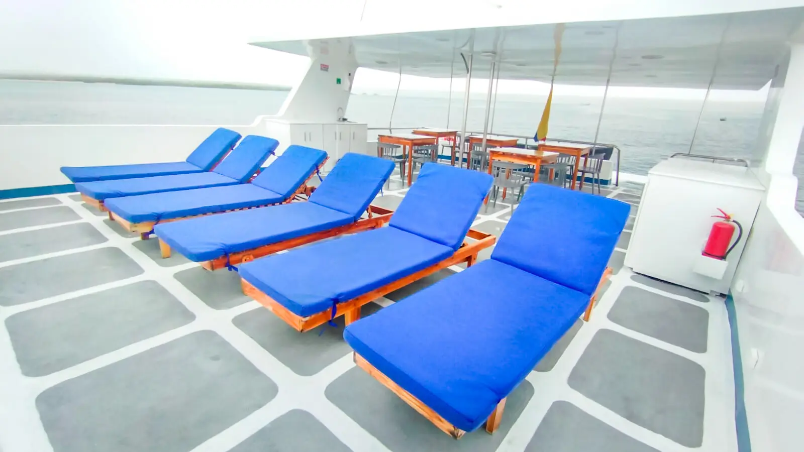 Bridge and upper deck of the Letty