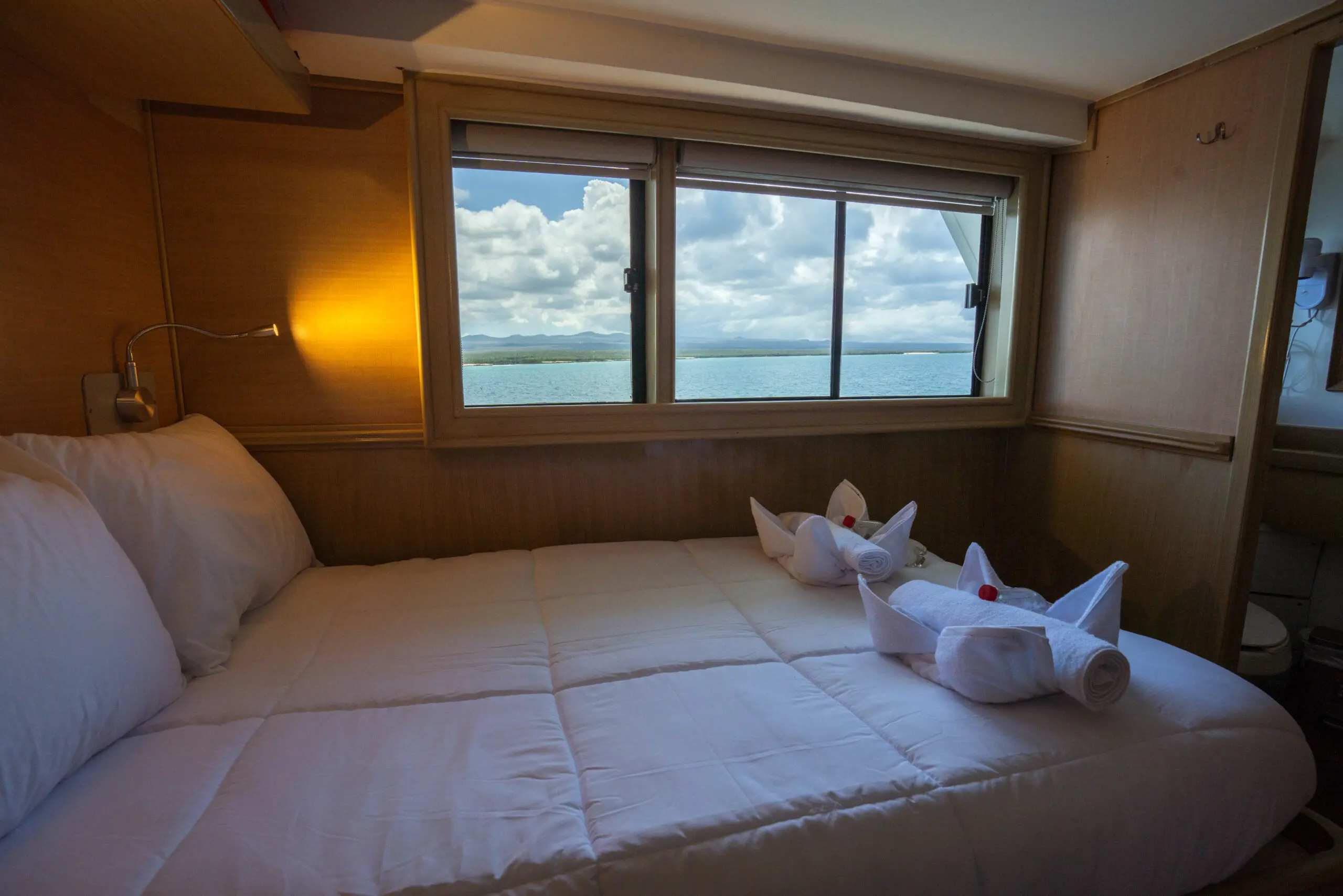 Upper deck cabin on the Letty