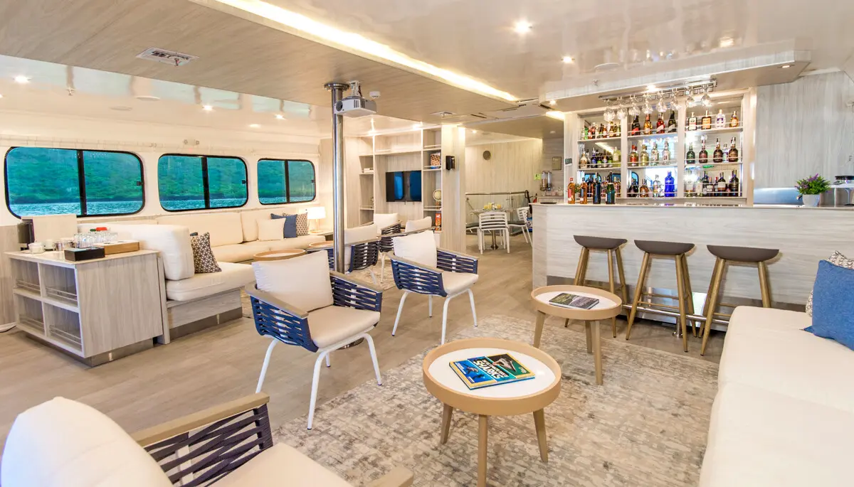 Lounge on board the Solaris