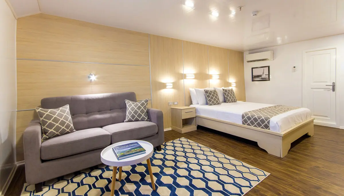 Upper deck suite on the Solaris