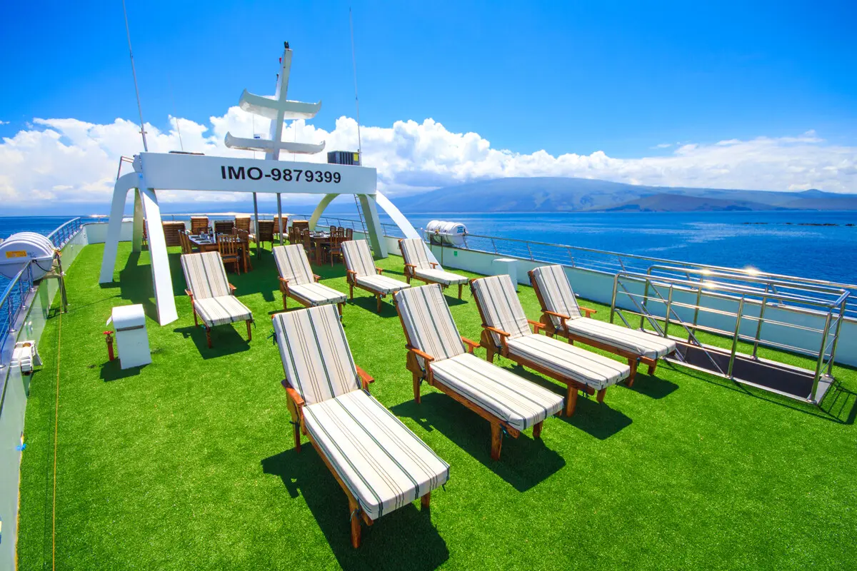 Sun deck of the Solaris