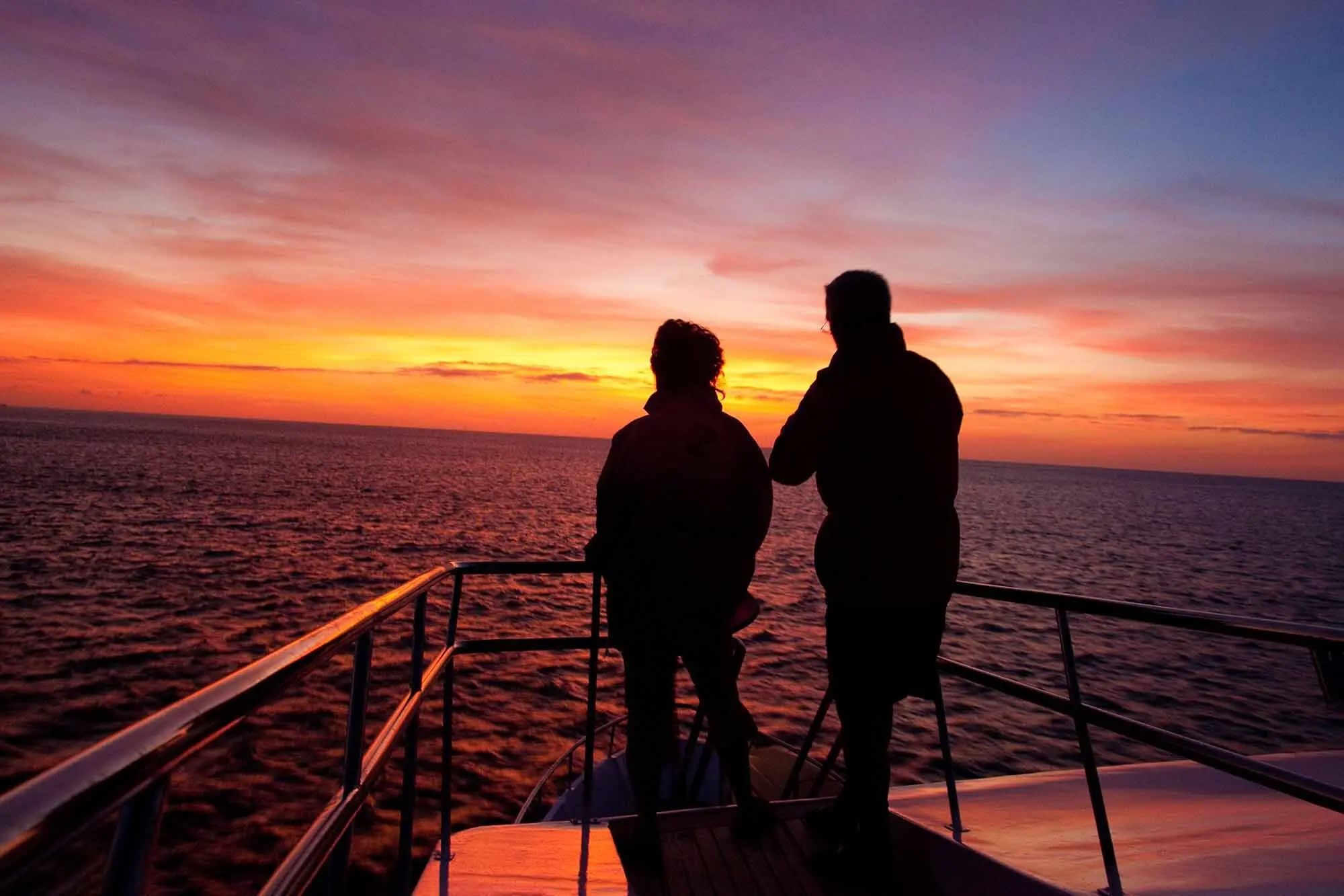 View from the deck of the Seaman Journey