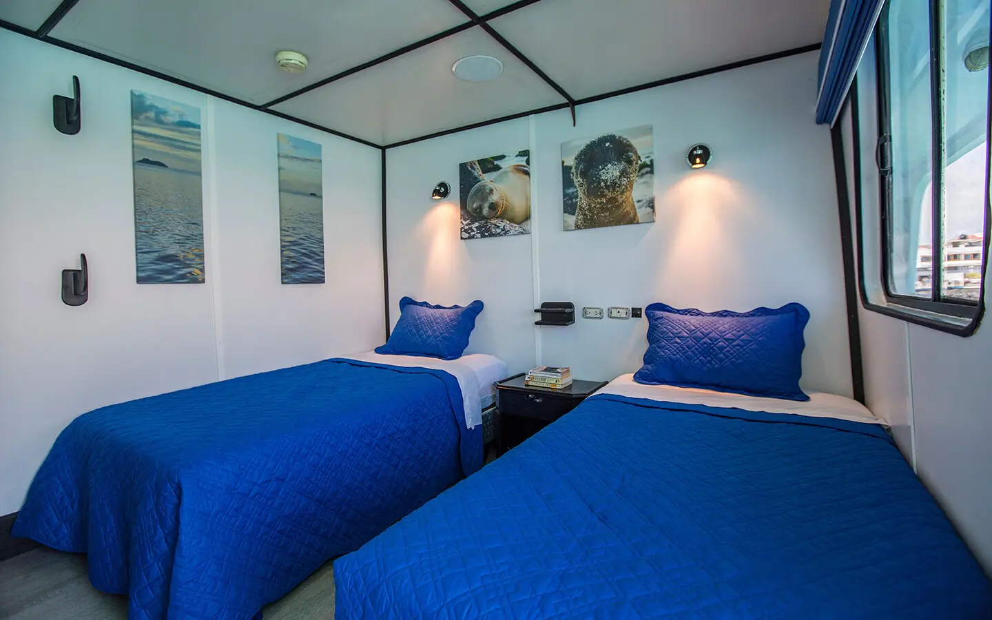 Cabin interior on the Yolita II