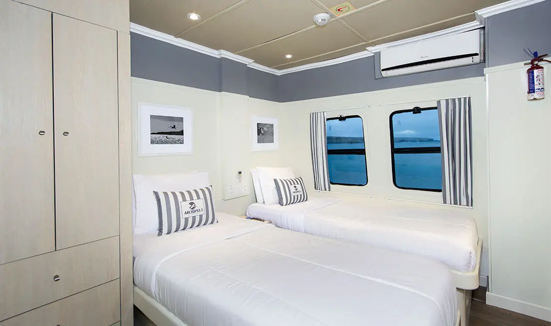 Cabin interior on the Archipel I