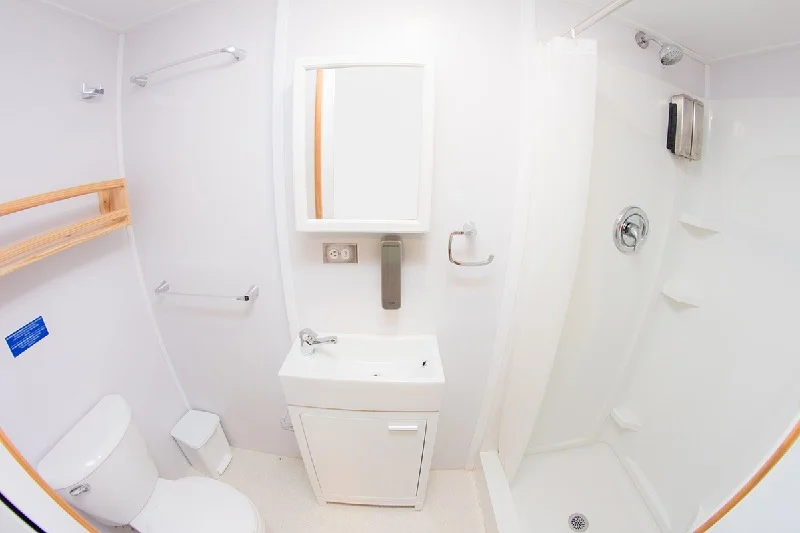 Bathroom on the Cachalote Explorer