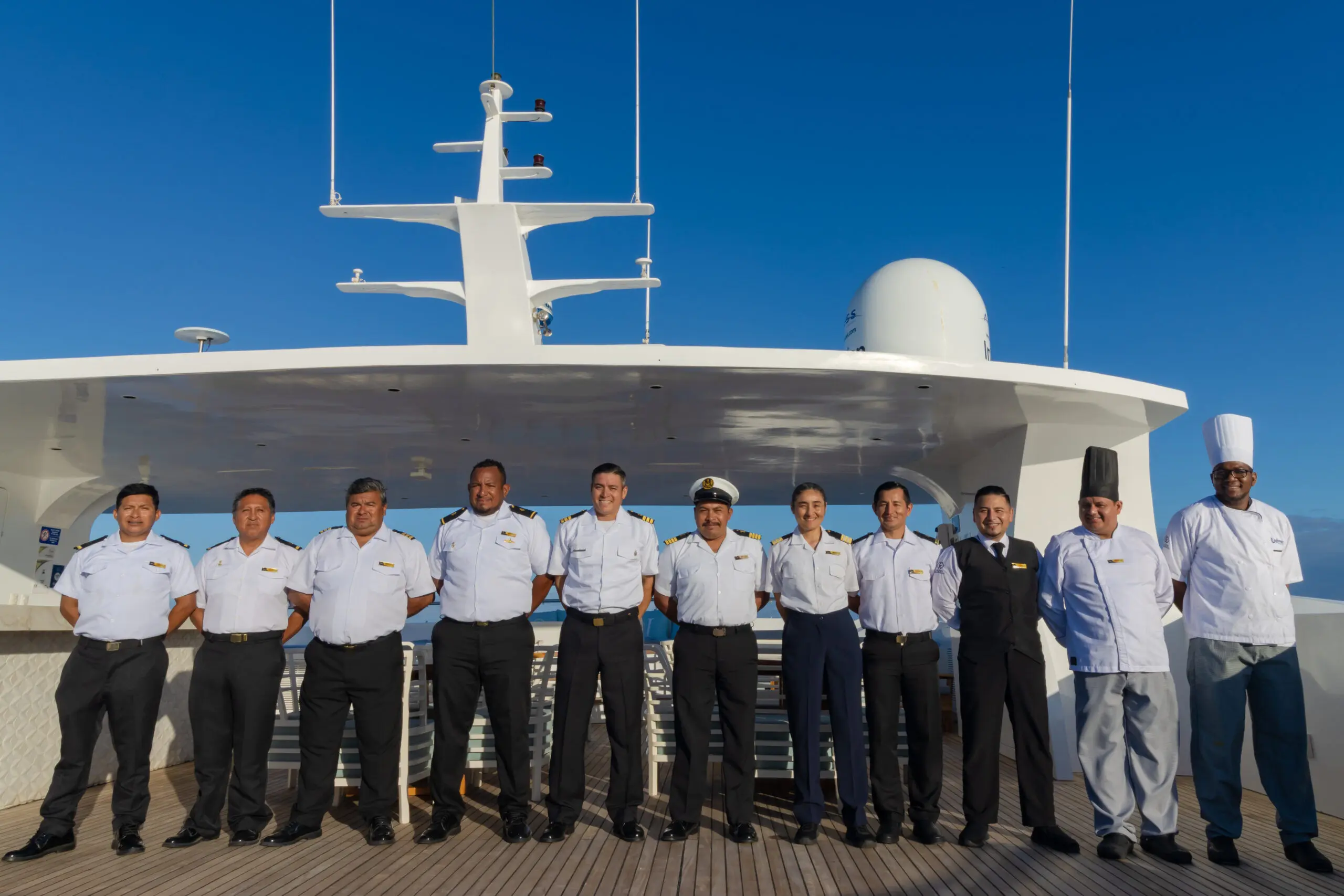 Crew of the Endemic catamaran