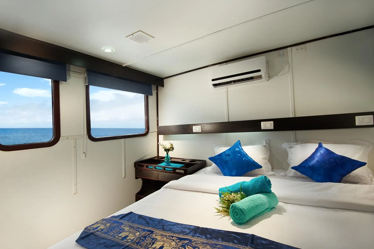Premium cabin on the Galapagos Master