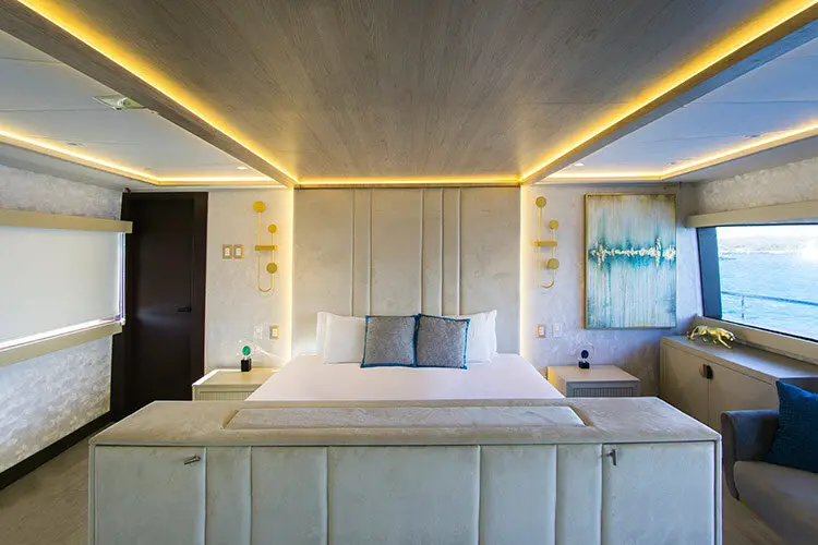 Master suite on the Grand Majestic