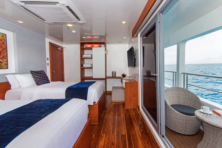 Main deck cabin on the Infinity
