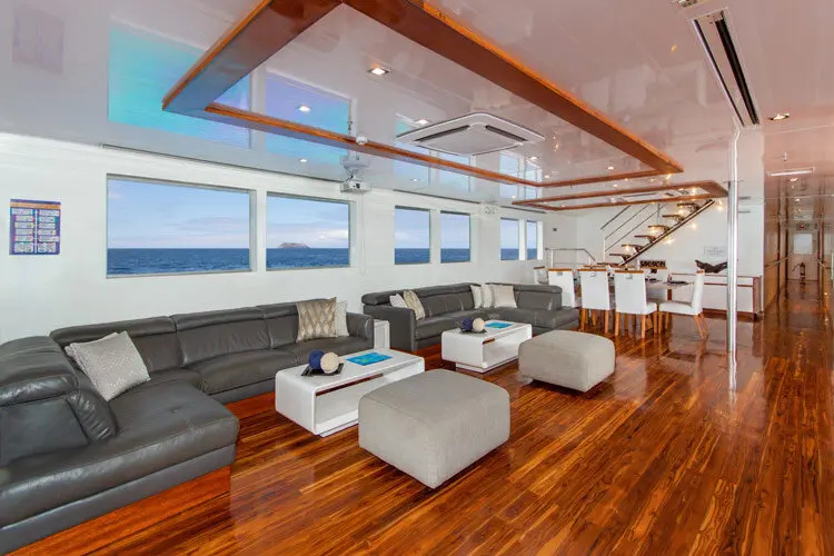 Lounge on board the Infinity