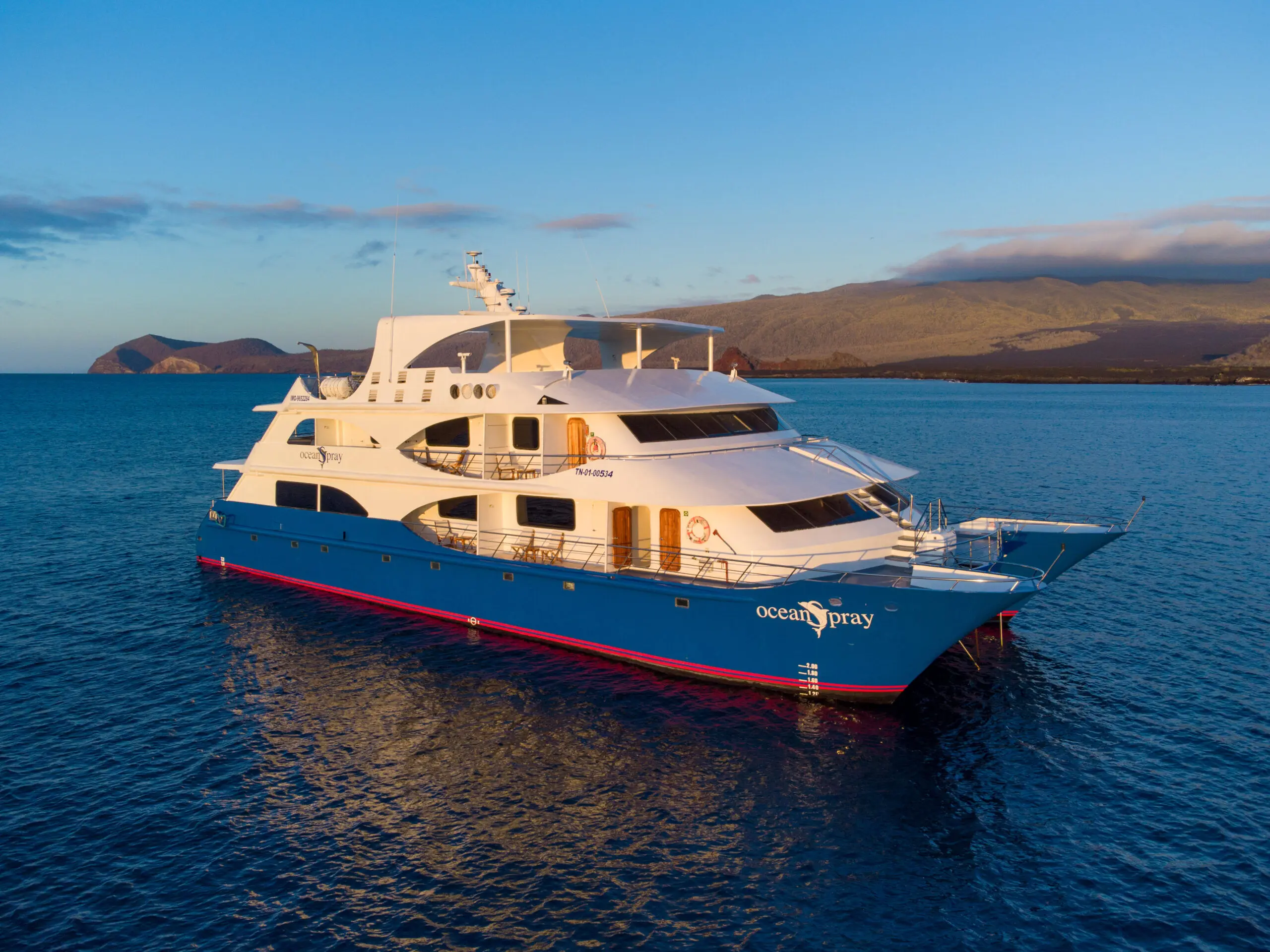 Naturalist cruising on board the Ocean Spray