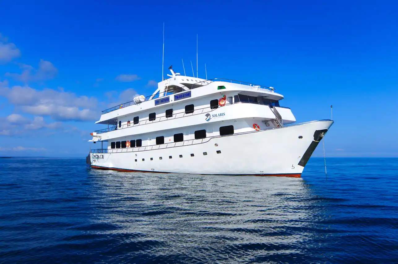 Solaris yacht cruising the Galapagos Islands